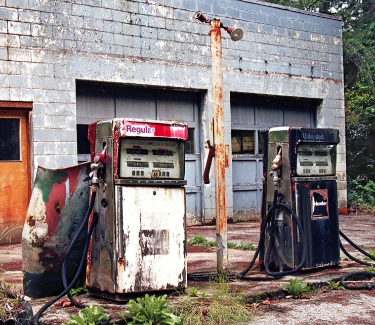 Marblemount WA, Marblemount Wash., retired gas pumps, Kodak Ektar 100, Mamiya 645, Jeff King Photography